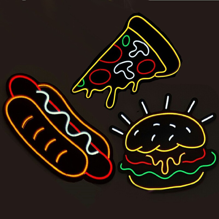 تابلو نئون فست فود