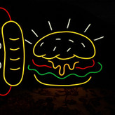 قیمت تابلو نئون فست فودی