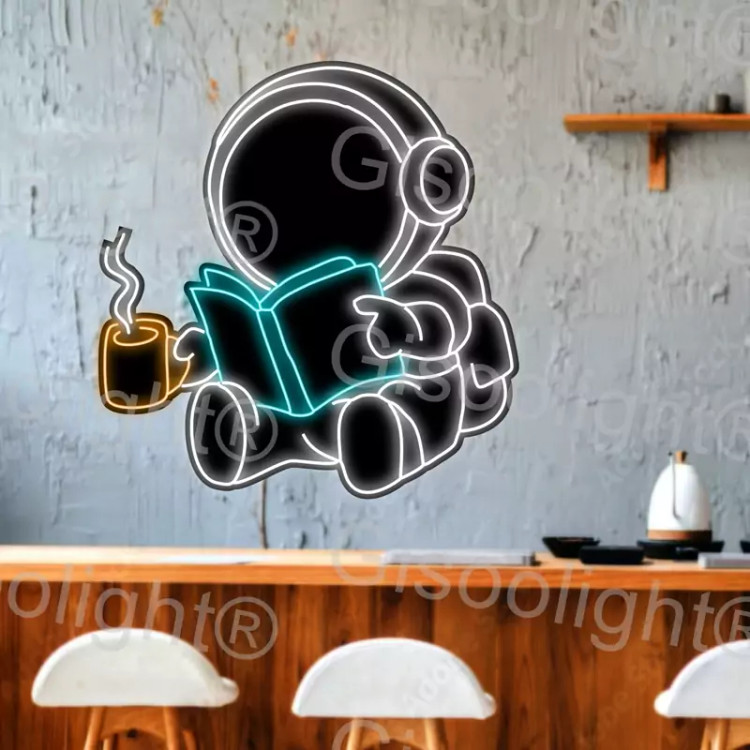 تابلو نئون فلکسی قهوه