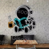 تابلو نئونی فضانورد