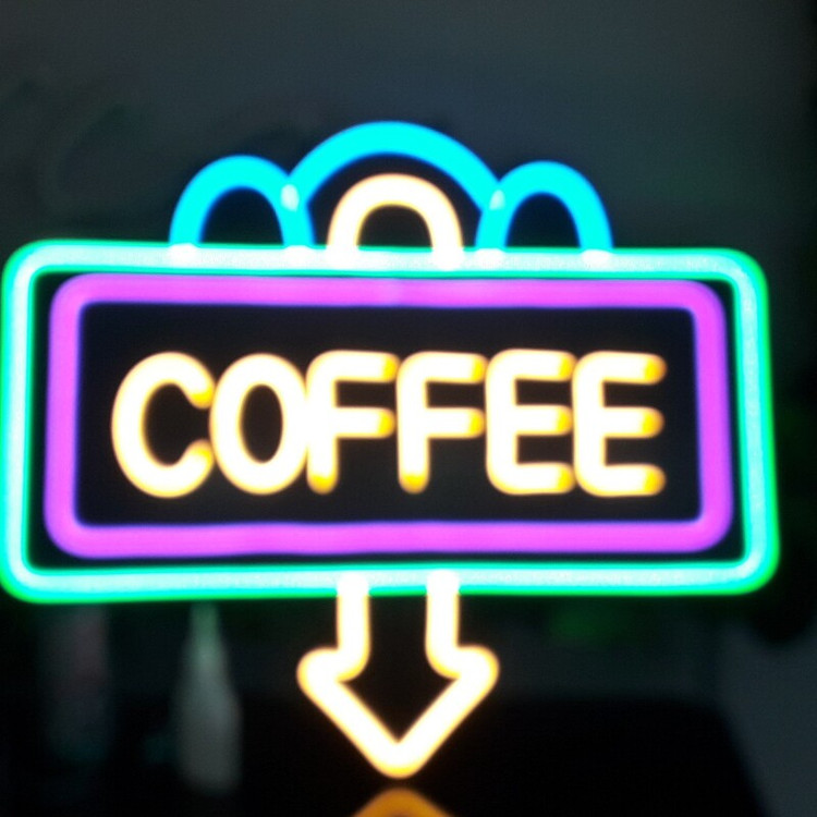 تابلو نئون کافی شاپ