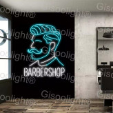 تابلو نورانی ارایشگاه مردانه