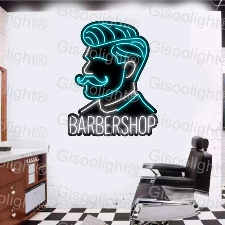 نئون ارایشگر مردانه