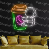 تابلو نئون کافی شاپ