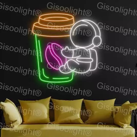 تابلو نئون کافی شاپ