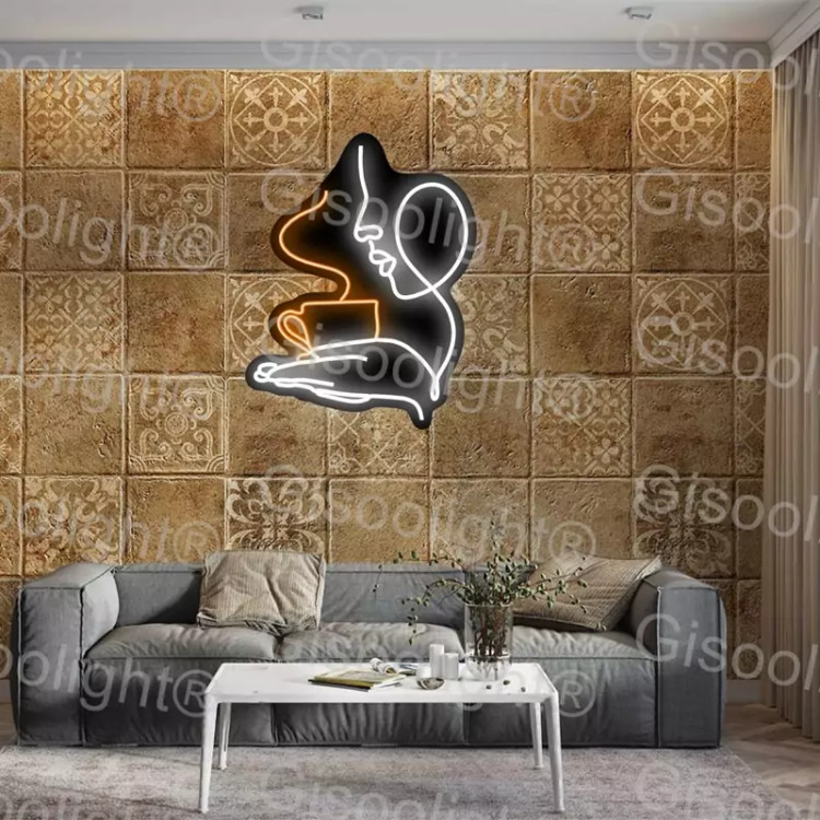 تابلو نئونی قهوه کافه