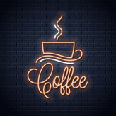 تابلو نئون فلکسی کافه