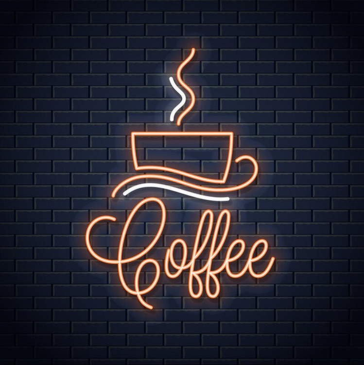 تابلو نئون فلکسی کافه