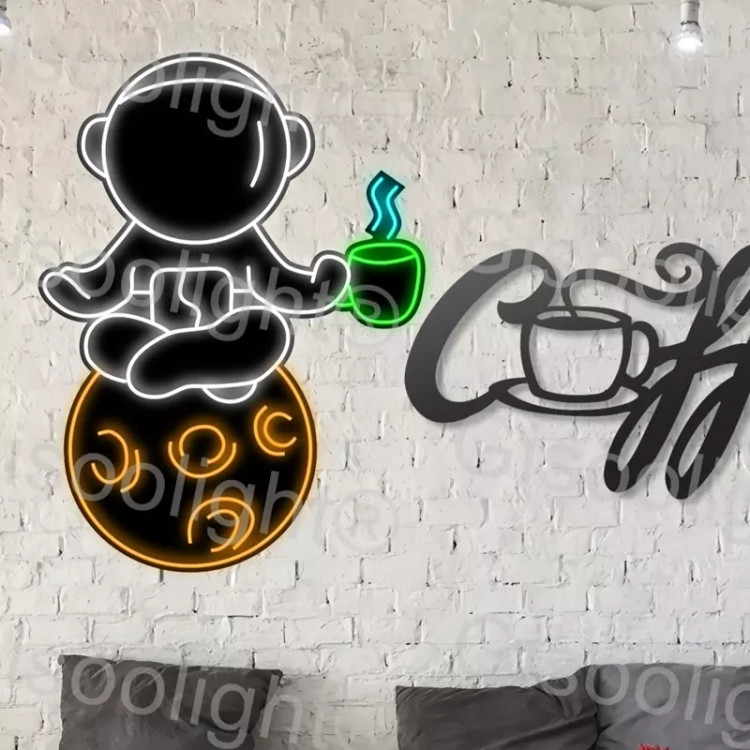 تابلو نئون پلکسی قهوه جدید