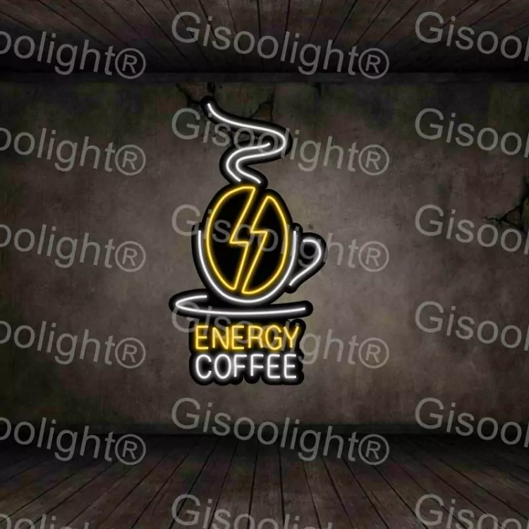تابلو نئون پلکسی قهوه انرژی