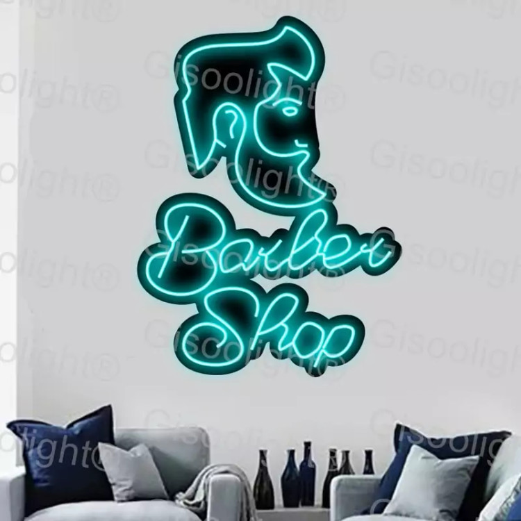 تابلو نئون ارایشگاه مردانه
