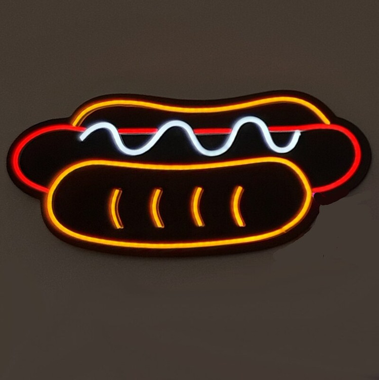 تابلو نئون فلکسی هات داگ