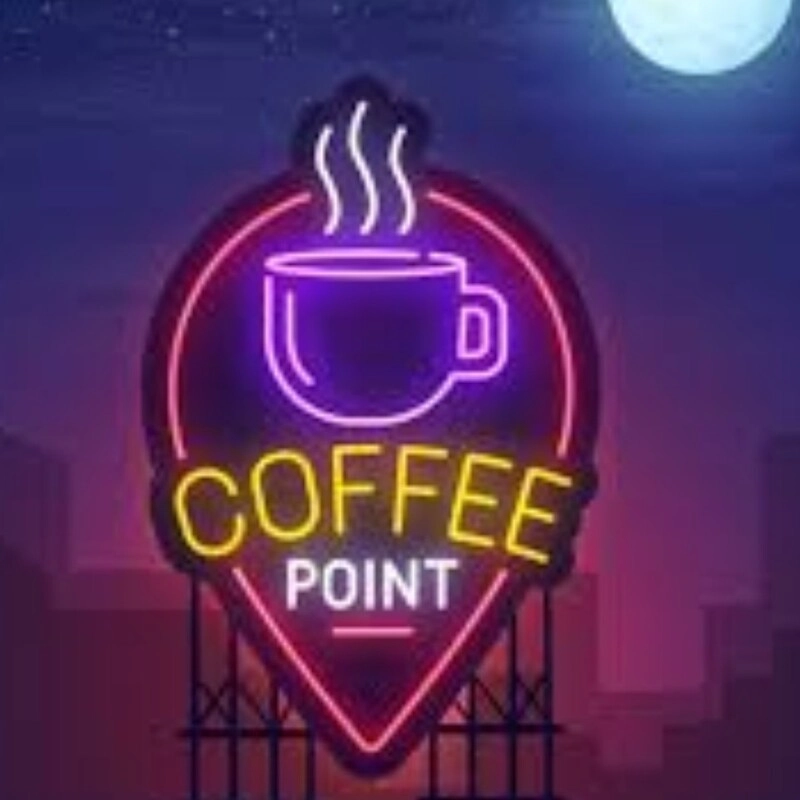 تابلو نئون پلکسی کافی شاپ