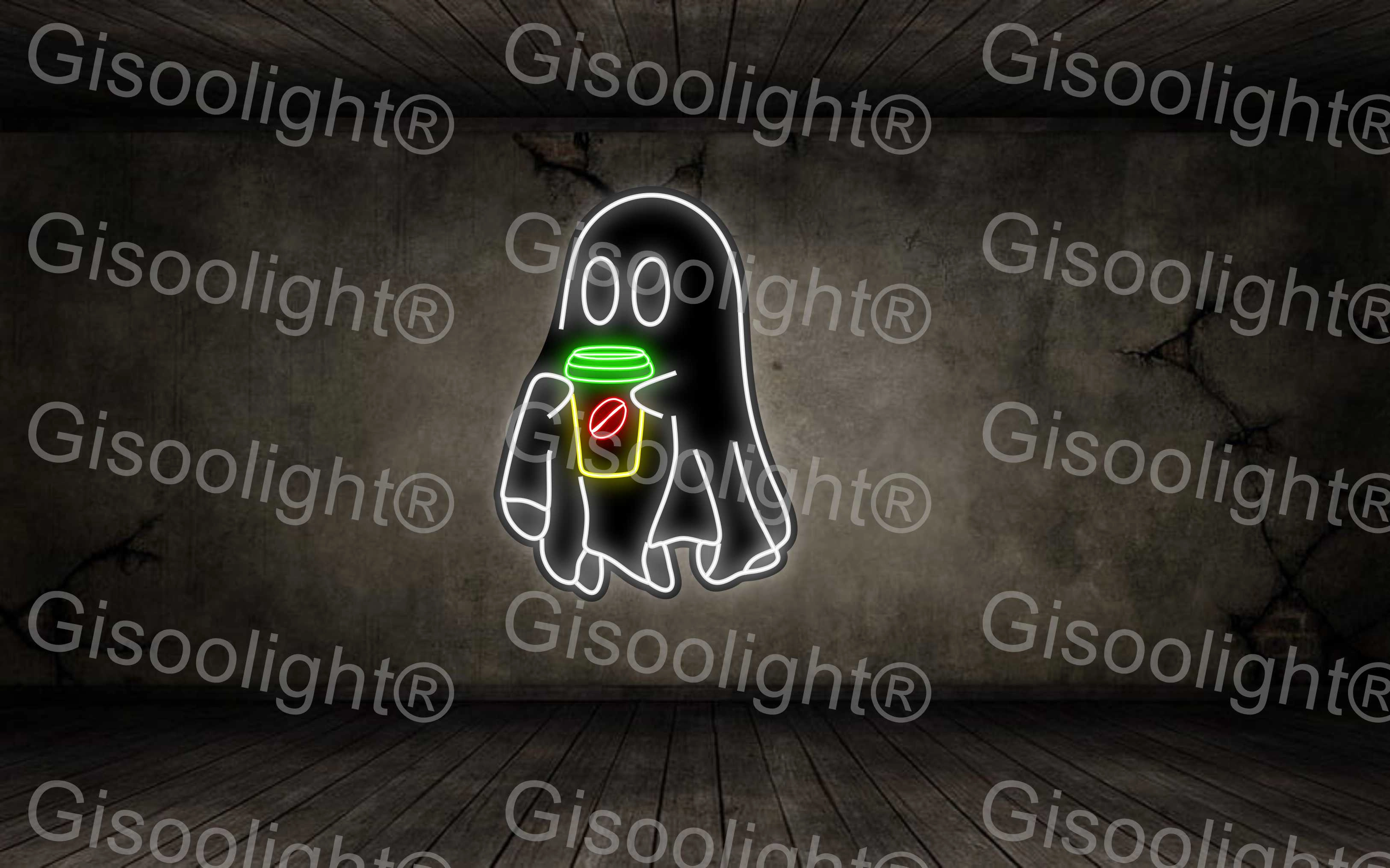 تابلو نئون قهوه روح