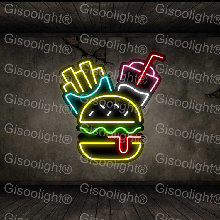 تابلو نئون فلکسی فست فود