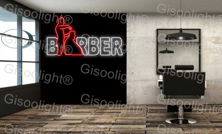 تابلو نورانی آرایشگاه مردانه