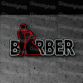 تابلو نئون فلکسی آرایشگر مردانه